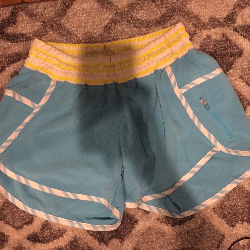 Blue lululemon shorts size 6